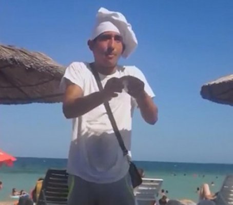 Gică de la Eforie a revenit pe plajă: 